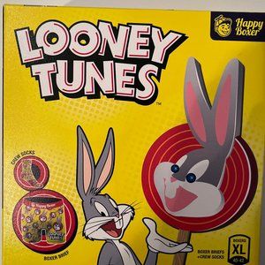 Men's Novelty Boxers‎ and Socks - Looney Tuns / Bugs Bunny Boxers XL Socks L new